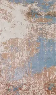 Handmade Abstract Modern Artistic Indian Accent Rug Wool Oriental Carpet 4x6