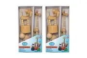 2x 3pc Crafty Kits Wobbly Animals Giraffe Dog Ladybug Kids DIY Art Craft Toy