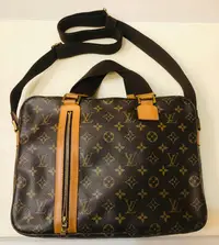 在飛比找Yahoo!奇摩拍賣優惠-LV 公事包 托特包 三用包 M40043#LV#PRADA