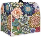 Boho Floral Print Dust Cover for Stand Mixer Coffee Maker Toaster Machine, Prote