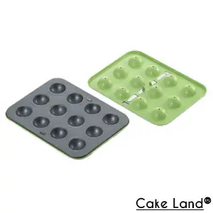 日本【Cake Land】蛋糕棒棒糖模具組12P