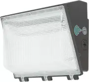 LED Wall Pack Light with Dusk to Dawn Photocell, 120W 13200LM 5000K Daylight, AC