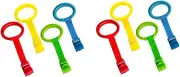 8 Pieces Baby Pull up Rings, Baby Crib Pull Ring Baby Walking Exercises Assistan