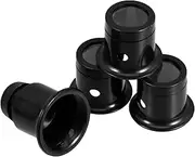 Gadpiparty 4pcs Watchmaker's Loupe Magnifying Glass with Clip Design for Watch Repair and Detailed Inspection User Friendly Tool for Crafts Reading and
