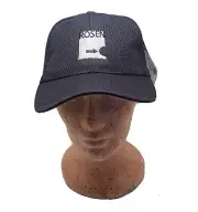 Men's Rosen Inspection Navy Blue Strapback Baseball Hat Cap OSFM NWT