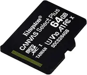 Kingston Canvas Select Plus microSD Card SDCS2/64 GB SP Class 10