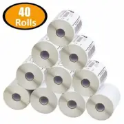 40 Rolls 4x6 Direct Thermal Shipping Labels 250/roll for Zebra Eltron 2844 ZP450