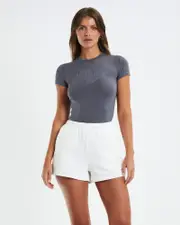 Peggy Shrunken Baby Tee Cocoa