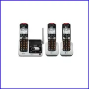 Three-Handset Digital Cordless Phone Set with Smart Call Blocker & Speakerphone