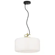 Korova 1 Light Pendant Brass Matt/Opal - KOROVA PEL-BRSOP