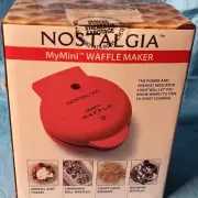 Nostalgia MWF5AQ MyMini Personal Electric Waffle Maker, Hash browns, French...