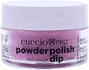 Cuccio Pro Nail Colour Dip System Small Powder Polish 14 g, #5610 Deep Pink With Pink Glitter, 14 g