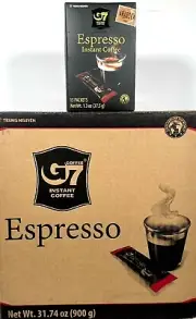 Trung Nguyen G7 Espresso Instant Coffee 15 Sticks x 2.5g (Pack of 24)~3/01/2026