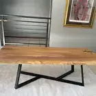 18 Inch Metal Coffee Table Legs, DIY Geometry Desk Base for Table Heavy Duty Fur