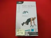NEW SET CRANE FITNESS PUSH-UP BARS WITH EXERCISE CHART & INSTRUCTION BOOKLET EXC