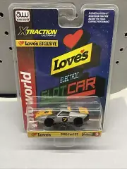 Auto World LOVES Ford GT, Lighted XTraction Chassis H.O. Slot Car