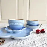 在飛比找蝦皮購物優惠-❖桃園出貨水晶藍 酷彩le creuset碗盤組 陶瓷碗盤 