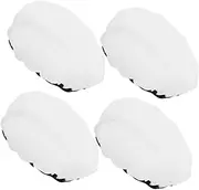 Sewroro Soft Cloth Lampshade Covers 4 Pcs Round 7 Inch Diffuser Covers Elastic Fit for Studio Lights Replacement for Photography Flash Lights