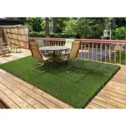 1 Ft. X 1 Ft. Artificial Grass Interlocking Tiles (9-Pack), Outdoor, Patio, Deck