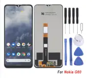 OEM LCD Display Touch Screen Assembly Replacement 6.58'' Black For Nokia G60