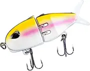Generic Mini Glide Fishing Lure with Double Hooks, Gift for Family, Multi-Jointed Saltwater Artificial Fishing Tackle, Swimbait