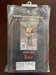 Vintage Teenage Mutant Ninja Turtles Leonardo TMNT Halloween Costume 1988 Size M