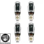 New Matched Quad 4x Electro-Harmonix 2A3 Gold Grid Vacuum Tubes