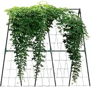 Cucumber Trellis for Raised Bed,Pea Trellis - Metal Garden Plant Climbing Expandable Growing Support Supplies Accessories for Flower Pea Bean Cucumber Vegetables