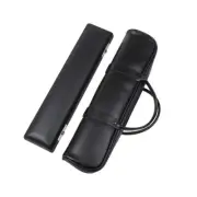 PU Leather Flute for Case Double Handle Flute Carrying Handbag for 16 Ho