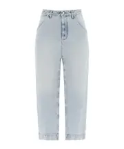Mid-length denim half-length skirt 25,26,27 Gray