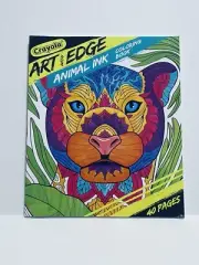 Crayola Art With Edge Animal Ink Coloring Book 40 Pages