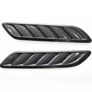 Car Air Flow Intake Hood Scoop Vent Bonnet Cover Sticker Carbon Fiber Look Black (for: MG)