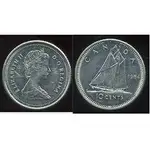 【全球硬幣】加拿大 1993年10C 10分 CANADA COIN 品項美 AU