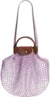 LONGCHAMP LE PLIAGE Filet Knit Mesh Bag Lilac Sealed NEW Discountinued Color