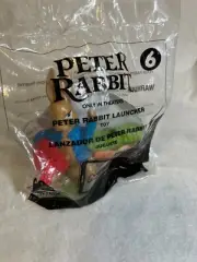 McDonald's Happy Meal Peter Rabbit 2018 - Peter Rabbit Launcher #6 New Sealed