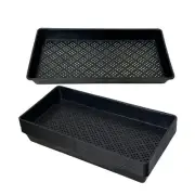1020 Seedling Starter Tray 5-Pack Black 10x21 Inches for Microgreens