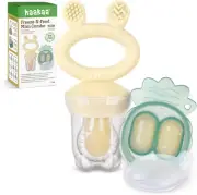 Baby Fruit Food Feeder & Mini Freezer Nibble Tray Combo, Breastmilk Popsicle Mol