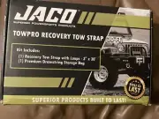 JACO 4X4 TowPro Recovery Tow Strap With Loops And Storage Bag New (3" x 30 ft)