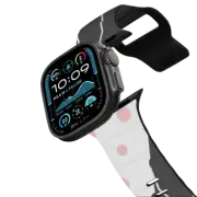Apple Watch Ultra, Ultra 2 (49mm) Impact Band Geometrical black white pink abstract shapes pattern