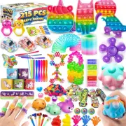 Hhobby Stars (215 Pcs) Party Favors Sensory Fidget Toys Pack, School Classroom R
