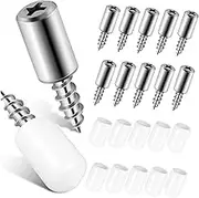 HOMSFOU Shelf Support Pegs Self-Drilling Screws for Metal Cabinet Shelf Clips for Kitchen Storage