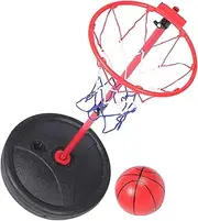 1Set Floating Pool Basketball Hoop Inflatable Basketball Game with Ball Inflator for Summer Water Sports and Design for All Ages and Skill Levels