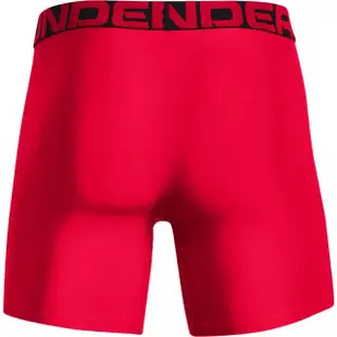 【UNDER ARMOUR】UA 男 Tech 6吋四角褲 2入_1363619-600(紅/黑)