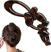 Banana Hair Clips | Ponytail Holder Clip - Non-Slip Hairstyle Pieces Accessories for Long, Short, Thick, and Thin Strands