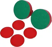 Kisangel 1 Set Tabletop Ice Hockey and Paddle with Felt Balls Accessories for Air Hockey Games for Home Entertainment