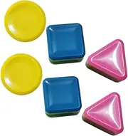 JOINPAYA Children's Musical Instruments 6pcs Geometric Shape Sand Tube Teaching