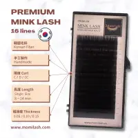 在飛比找蝦皮購物優惠-MOMI Mink Lash 極黑亮睫毛 單一尺寸 16排美