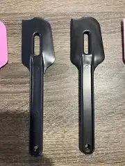 New Tupperware Black Paddle Scraper Spatula, Set of 2, Free Shipping