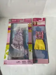 Barbie Fashion Avenue Diva Drive Fever Sparkle Purple Cocktail Dress + Logo Top