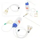2L Plastic Manual Barrel Milking Machine Farm Cow Goat Sheep Milker Vacuum Pump